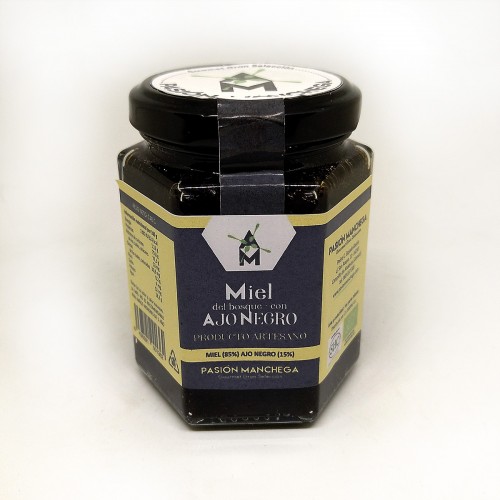 ORGANIC HONEY WITH BLACK GARLIC 240 G