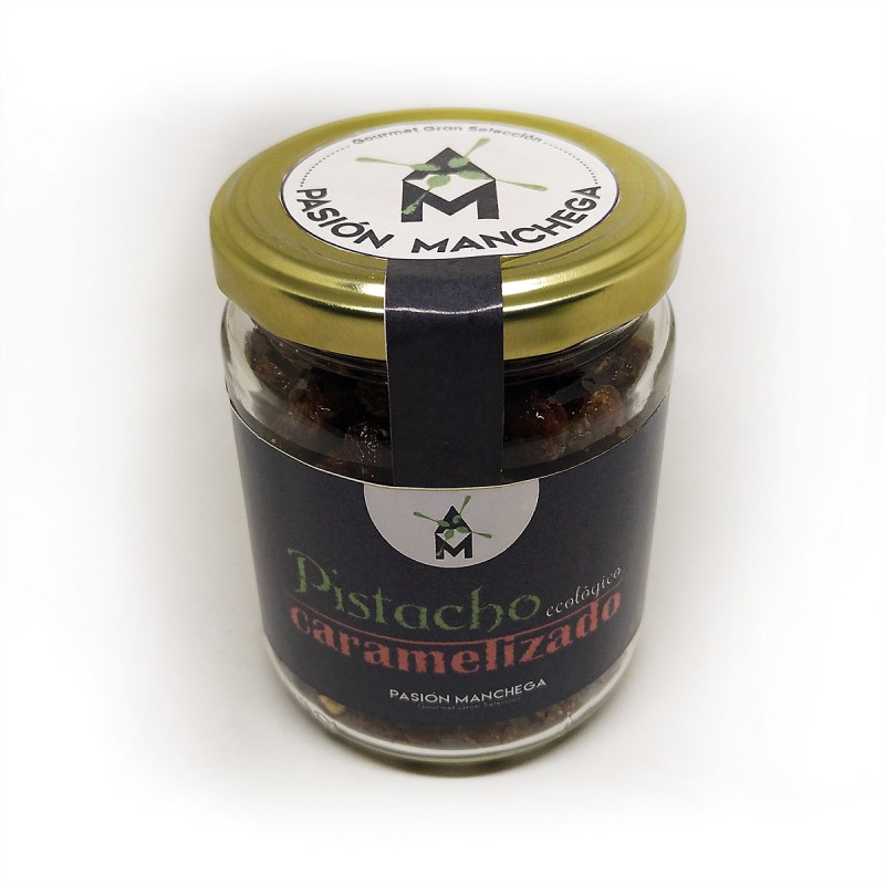 PISTACHO CARAMELIZADO ECOLÓGICO BOTE 150 G