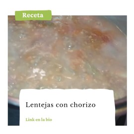 Lentejas con chorizo