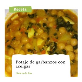 Potaje de garbanzos con acelgas